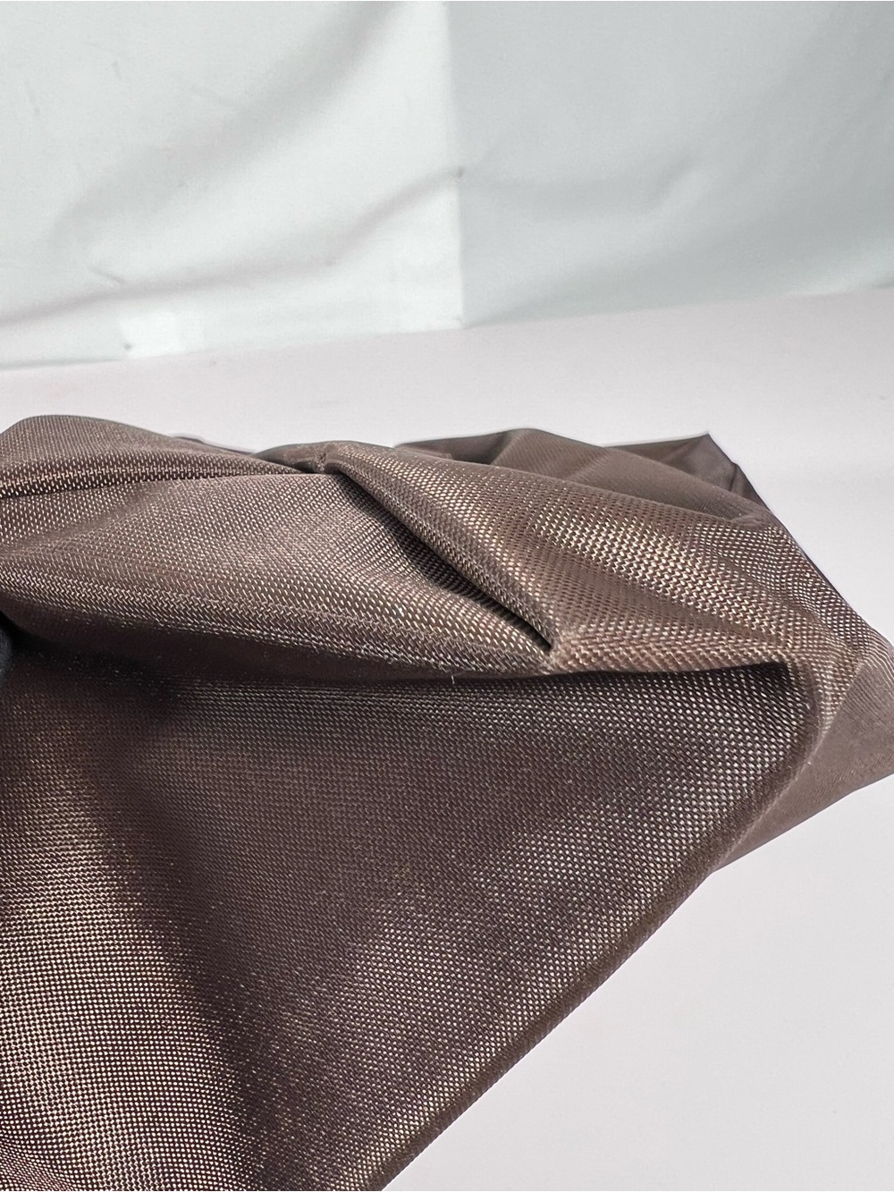 3091: Longchamp Le Pliage Brown Nylon Foldable Tote Bag Large - Picture 9 of 10